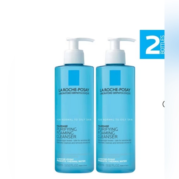 La Roche Posay 2 Pack/13.52fl oz Each Toleriane Purifying Facial Cleanser